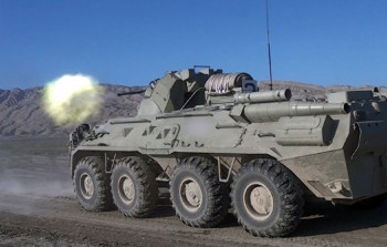 Ordumuzun zirehli texnikası təlimlərə çıxarıldı - VİDEO